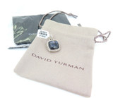 David Yurman Albion Pendant Enhancer with Amethyst / Hematite & Diamonds 9.8g
