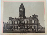 c1880 Superb / Photographic Like / Glossy Lithograph of “City Hall, Ballarat"