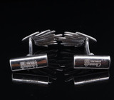 A Vintage Pair Of Christofle Sterling Silver Gentleman’s Comet Cufflinks