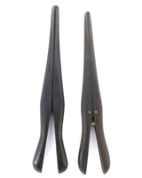 2 Antique Wooden Glove Stretchers. One is Ebony.