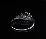 Vintage Handmade 1.14cttw Diamond Set Platinum Ring Size O Val $12750