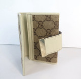 Gucci Supreme GG Monogram Cloth Wallet Purse