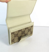 Gucci Supreme GG Monogram Cloth Wallet Purse