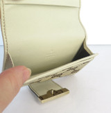 Gucci Supreme GG Monogram Cloth Wallet Purse