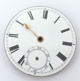 Antique Scottish Key Wind Pocket Watch Movement & Dial. A Auer, Aberdeen.