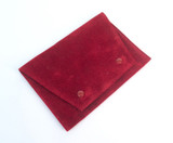 Cartier Red Felt Gift Pouch with Retail Gift Bag