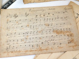 Job Lot Antique / Vintage Music Sheets / Teacher Aids in German.