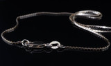 Vintage 14ct Gold 0.80ct Marquise Diamond Sliding Pendant & Chain Val $8120