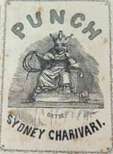 SUPER RARE 1856 Vol 1. No 1. Punch or the Sydney Charivari Newspaper / Magazine