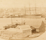 Rare c1870s N J Caire “Views of New South Wales” Photo. Wooloomooloo Harbour.