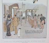 Late 1800s Large Supplement ex Graphic “Impressions of New York" by Phil May.