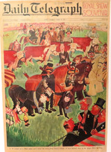 RARE 1937 Wep / William Edwin Pidgeon Royal Sydney Show Very Large Artgravure.