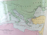 Superb Lot 7 1875 French Produced Colour Lithographs Maritime / Shipping Routes.