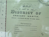 RARE c1886 6 x Very Large “County” Maps of QLD Districts by John Sands.