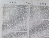 Rare 1751 - 1755 “Universal Dictionary Trade & Commerce” Leaf Extracts Vol 1 & 2