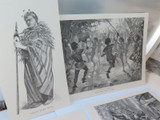 1880s Large Job Lot 35 x Engravings. Aborigines, Maori, South Sea Islanders etc