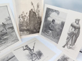 1880s Large Job Lot 35 x Engravings. Aborigines, Maori, South Sea Islanders etc