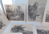 1880s Large Job Lot 35 x Engravings. Aborigines, Maori, South Sea Islanders etc