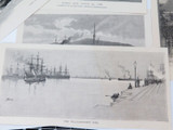 1880s Large Job Lot 45 x Maritime Engravings. Australia & Some N.Z