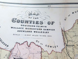 RARE c1886 10 x Very Large “County” Maps of NSW Districts by John Sands.
