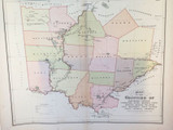 RARE c1886 10 x Very Large “County” Maps of NSW Districts by John Sands.