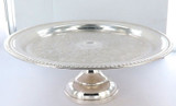 Nice Rosby Large Silverplate Cake / Sandwich Stand.