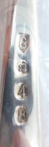 Near Mint / Huge Georgian Style Silverplate Serving Spoon by Gerity Original Box