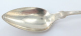 c1860s - 1880s. American USA Coin Silver Dessert Spoon. Dunseath & Co.