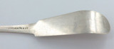 c1860s - 1880s. American USA Coin Silver Dessert Spoon. Dunseath & Co.