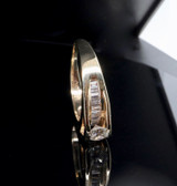 Vintage 0.87cttw Diamond Set 14ct Yellow Gold Dress Ring sz O Val $6920