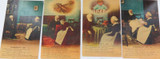 10 x WW1 Related Bamforth & Co Colour Postcards. 9 are Unused.