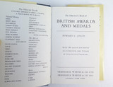 'British Awards & Medals' Reference Book by Edward C Joslin