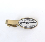 Vintage Remington Tie Clip in a Silver Tone