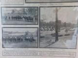 WW1 Page ex Sydney Mail 1916. Queenslanders for the Front. Training at Enoggera.
