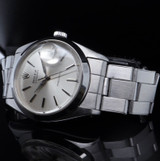 Vintage 1964 Rolex Oysterdate Precision Steel Men's Watch Ref 6694