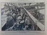 WW1 Page ex Sydney Mail 1915. On A Transport Bound for Gallipoli.