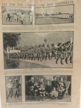 Rare Fijian Soldiers WW1 Page Sydney Mail 1915 Fiji and Australia For the Empire