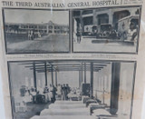 WW1 Large Page ex Sydney Mail 1916. The Third Australian General Hospital.