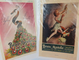 Priced to Sell ! 1930s Superb Large Australian Colour Adverts Beau Monde Hosiery