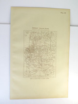 1922 Scarce Times Survey Atlas of the World. Plate No.40 Map of Western Germany