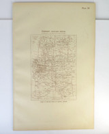 1922 Scarce Times Survey Atlas of the World. Plate No.39 Map of Southern Germany