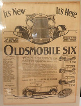 1928 The Brisbane Courier Superb Huge Motoring Advert. OLDSMOBILE SIX.