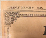 RARE Patriotic British Empire Huge Adverts. 1928 The Brisbane Courier