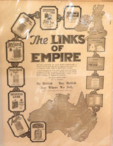 RARE Patriotic British Empire Huge Adverts. 1928 The Brisbane Courier