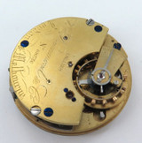 Rare c1900 Australian Retailer “Drummond & Co, Melbourne” Pocket Watch Movement