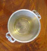 Small Vintage Drinks Bucket by Sheridan, Silver on Copper