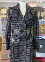 Chanel '2010 Cruise Collection' Double Breasted Silhouette Coat, Size 42 FR
