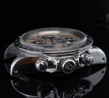 Rare '84 Tudor Oysterdate Chronograph Transitional Big Block S/S Watch Ref 94300