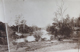 c1871 Super Rare Large Panoramic Albumen Photo "Hustons Ferry, Logan River, QLD"