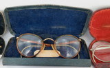 RARE Large JOB Lot Antique / Vintage Reading Glasses + Cases.